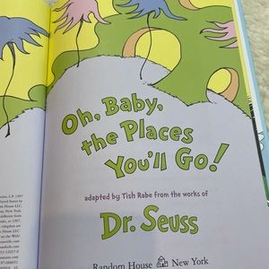 Other | Dr Seuss Oh Baby The Places Youll Go | Poshmark